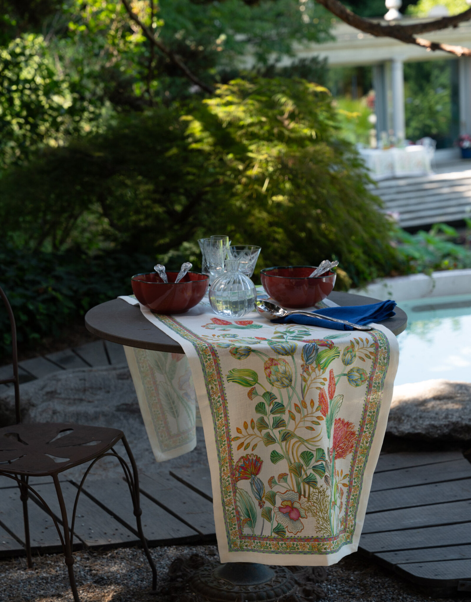 Italian Linen - Artigemme Table Runner 18" x 67" (100% Linen)