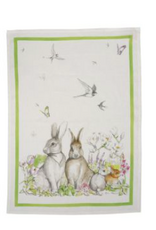 Italian Linen - Remi Verdi  Kitchen Towel 20" x 28"