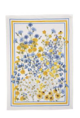 Italian Linen - Sungarden Fiordalsi White Kitchen Towel 20" x 28"