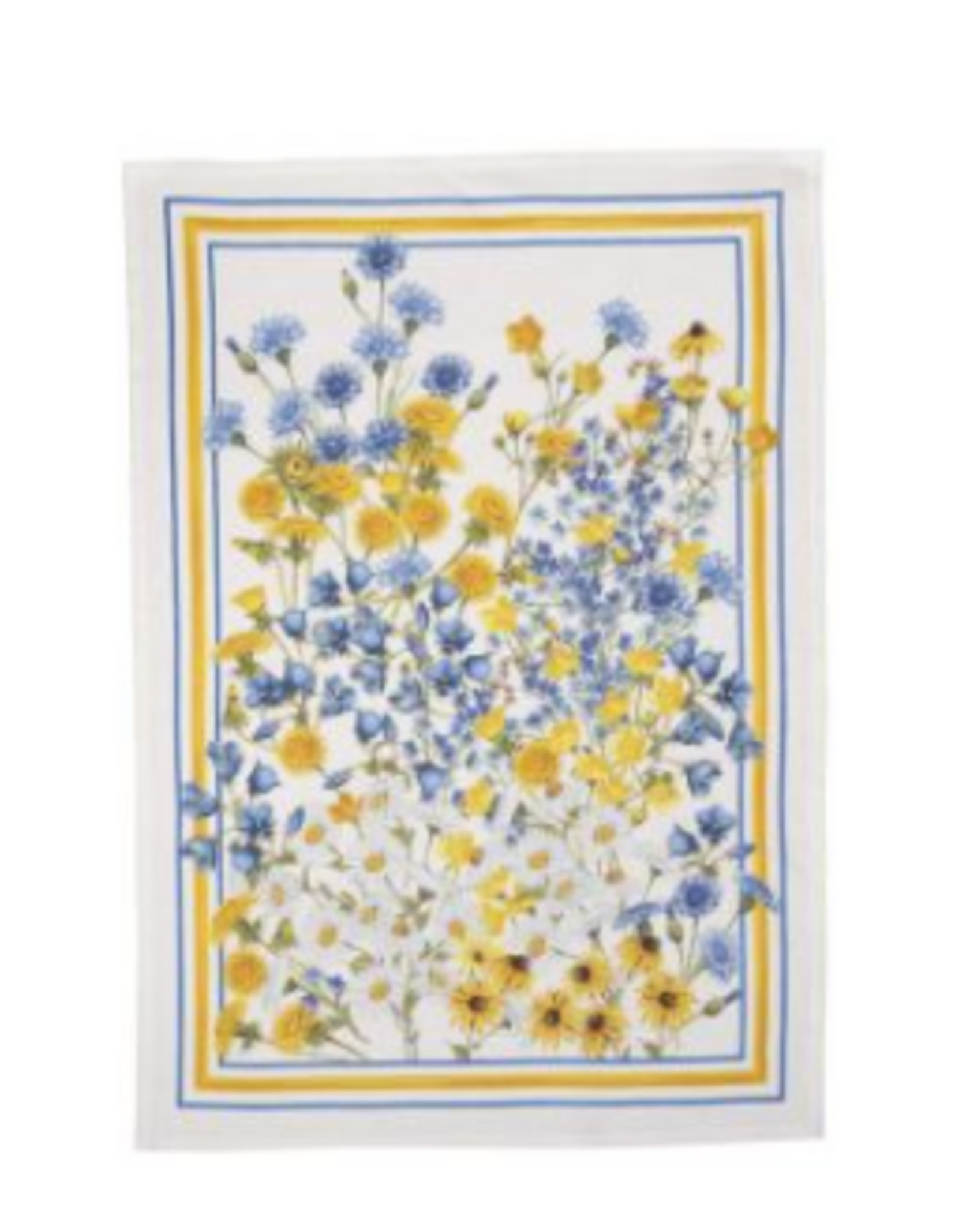 Italian Linen - Sungarden Fiordalsi White Kitchen Towel 20" x 28"