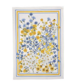 Italian Linen - Sungarden Fiordalsi White Kitchen Towel 20" x 28"