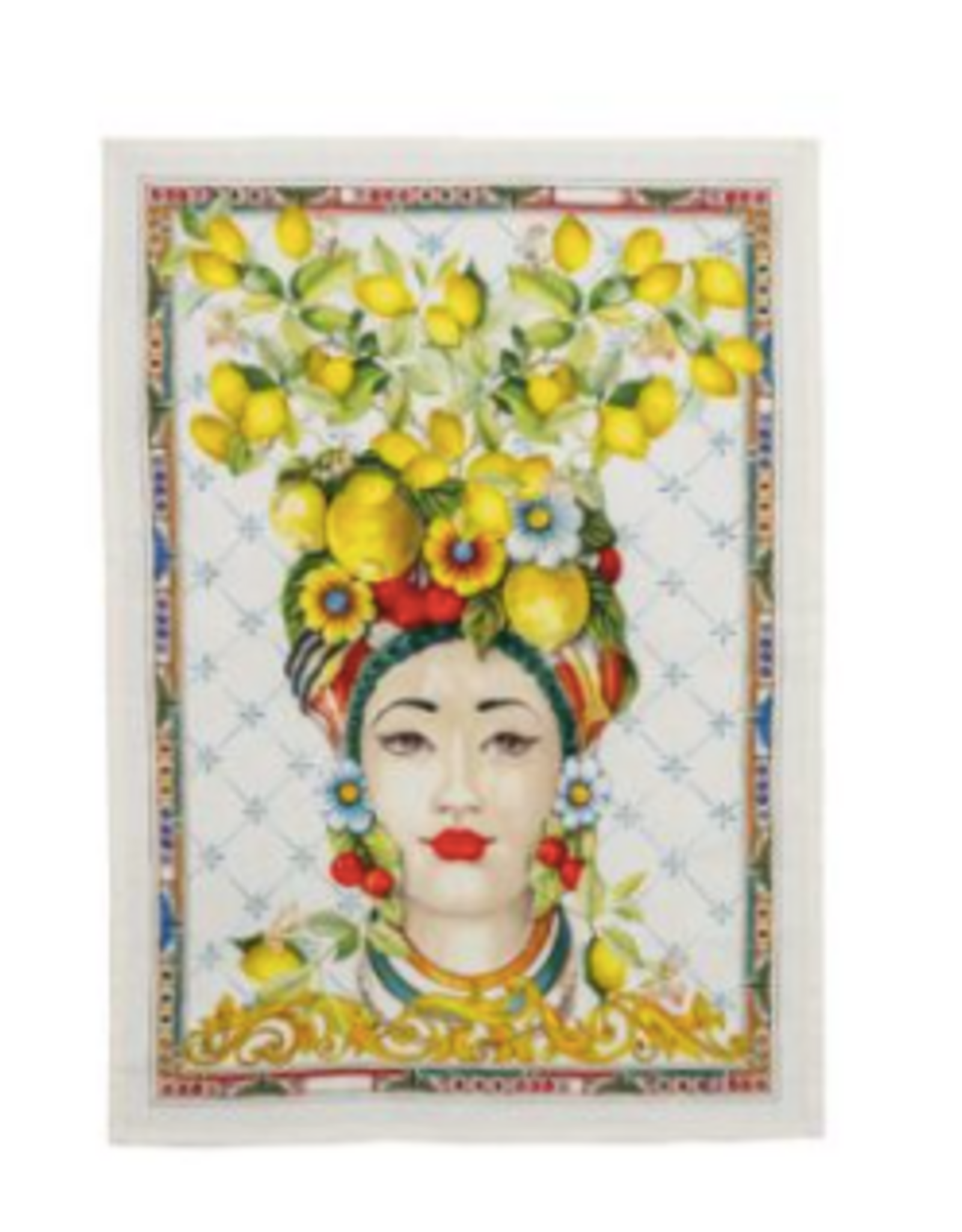 Italian Linen - Zagara Donna Towel 20" x 28" (100% Linen)