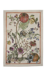 Italian Linen - Biloba Rosso  Kitchen Towel 20" x 28"