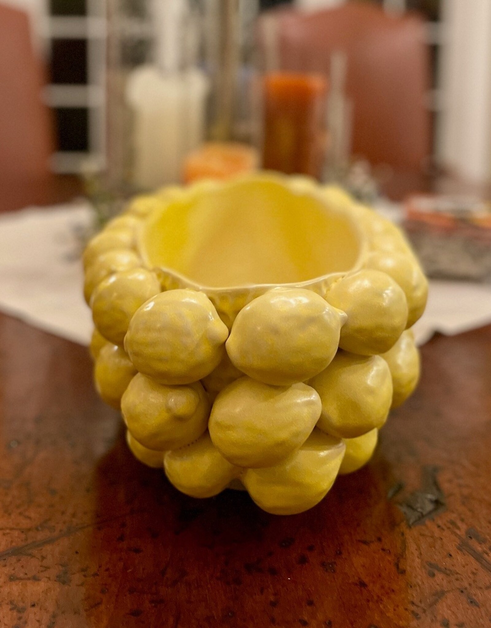 Layered Lemon Collection Pot 13.5"x 7.75"