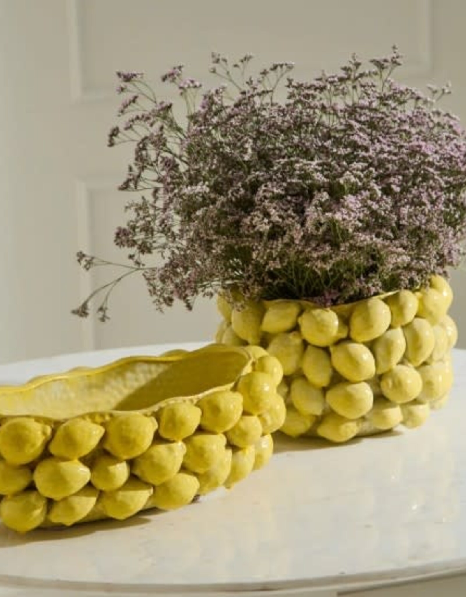 Layered Lemon Collection Bowl19"x 11"x 6.25"
