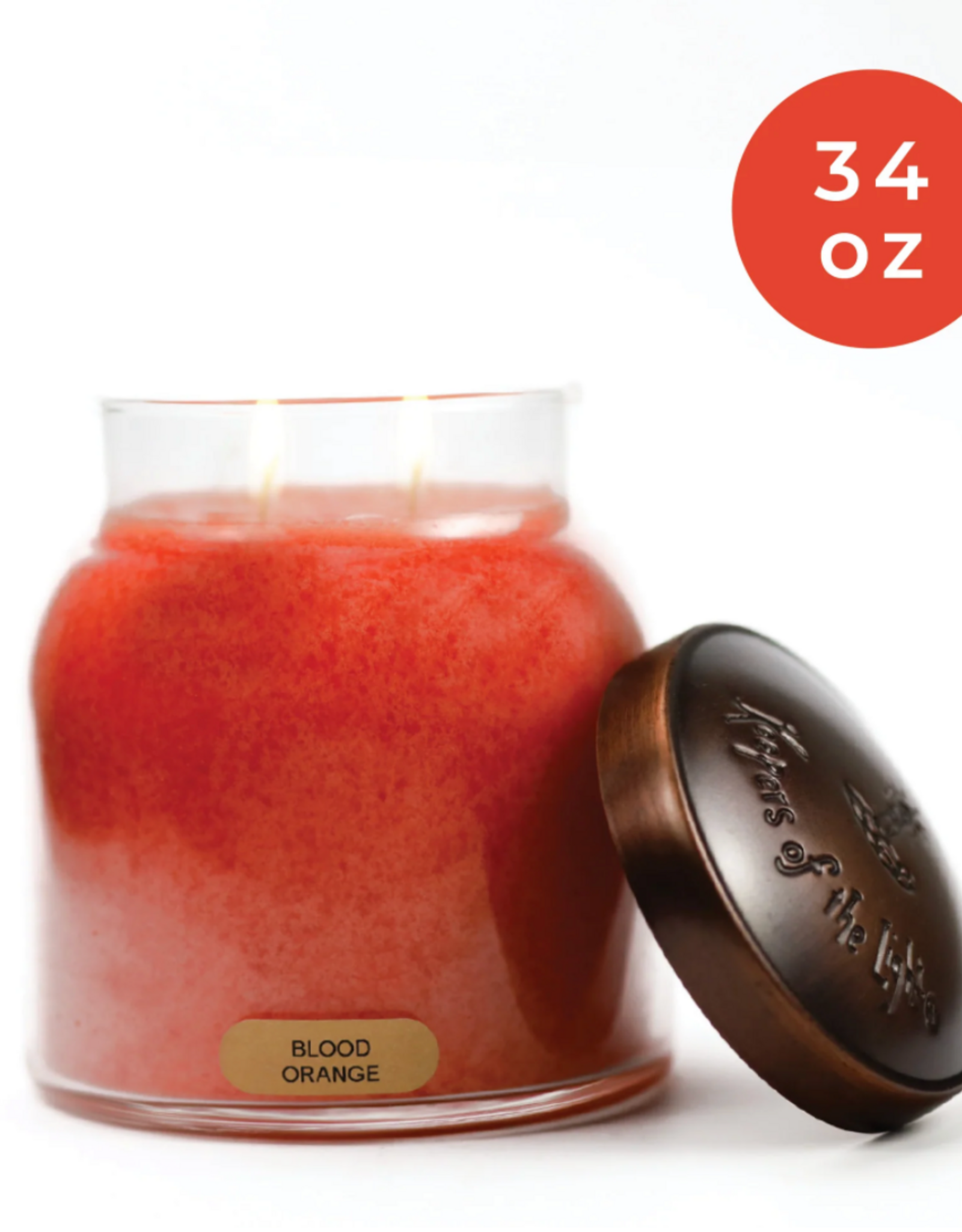 Keepers of the Light Candle - Blood Orange - Papa - 34 oz. - Copper Lid