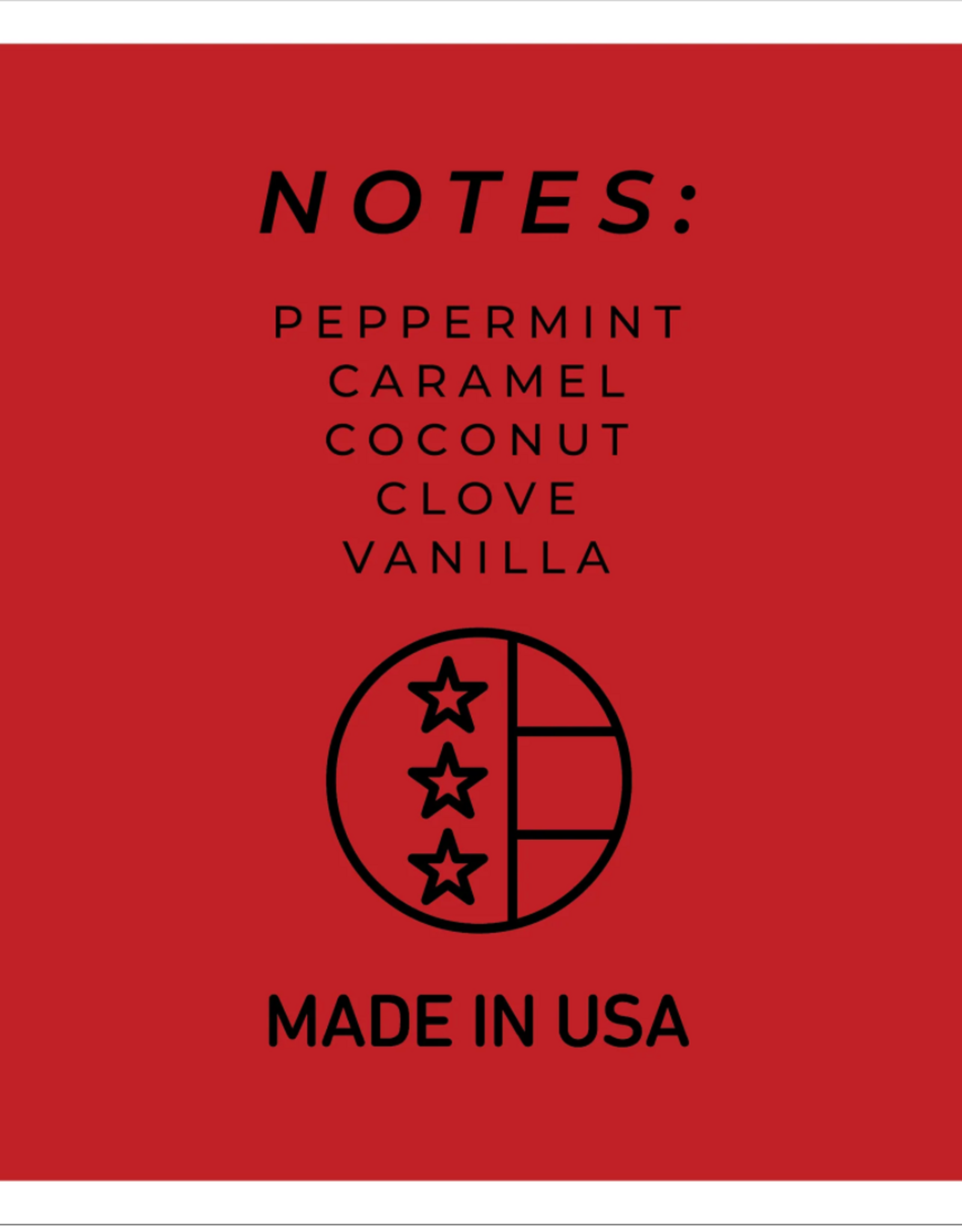Keepers of the Light Candle - Candy Cane Limited Edition -  Papa 34 oz. - Black Lid