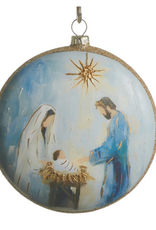 4.75" Blessed in Bethlehem Disc Ornament