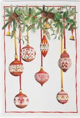 Italian Linen - Pinoel Rosso Kitchen Towel 20" x 28'