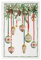 Italian Linen - Pinoel Verde Kitchen Towel 20"x 28"