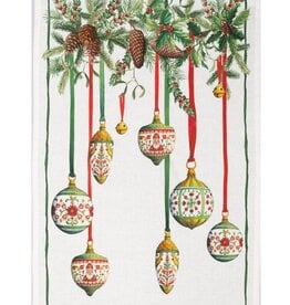 Italian Linen - Pinoel Verde Kitchen Towel 20"x 28"