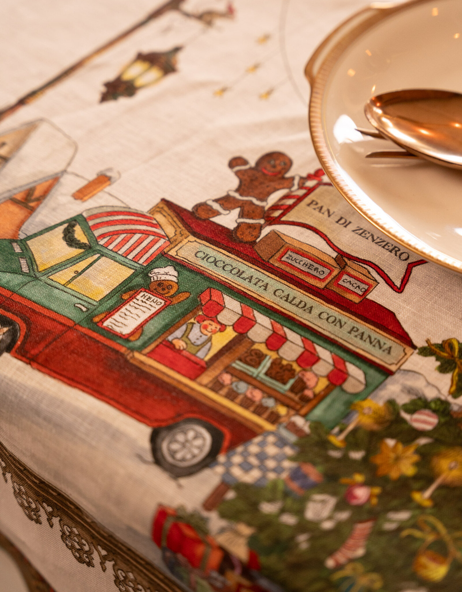Italian Linen - Natalis Table Square 33" x 33"