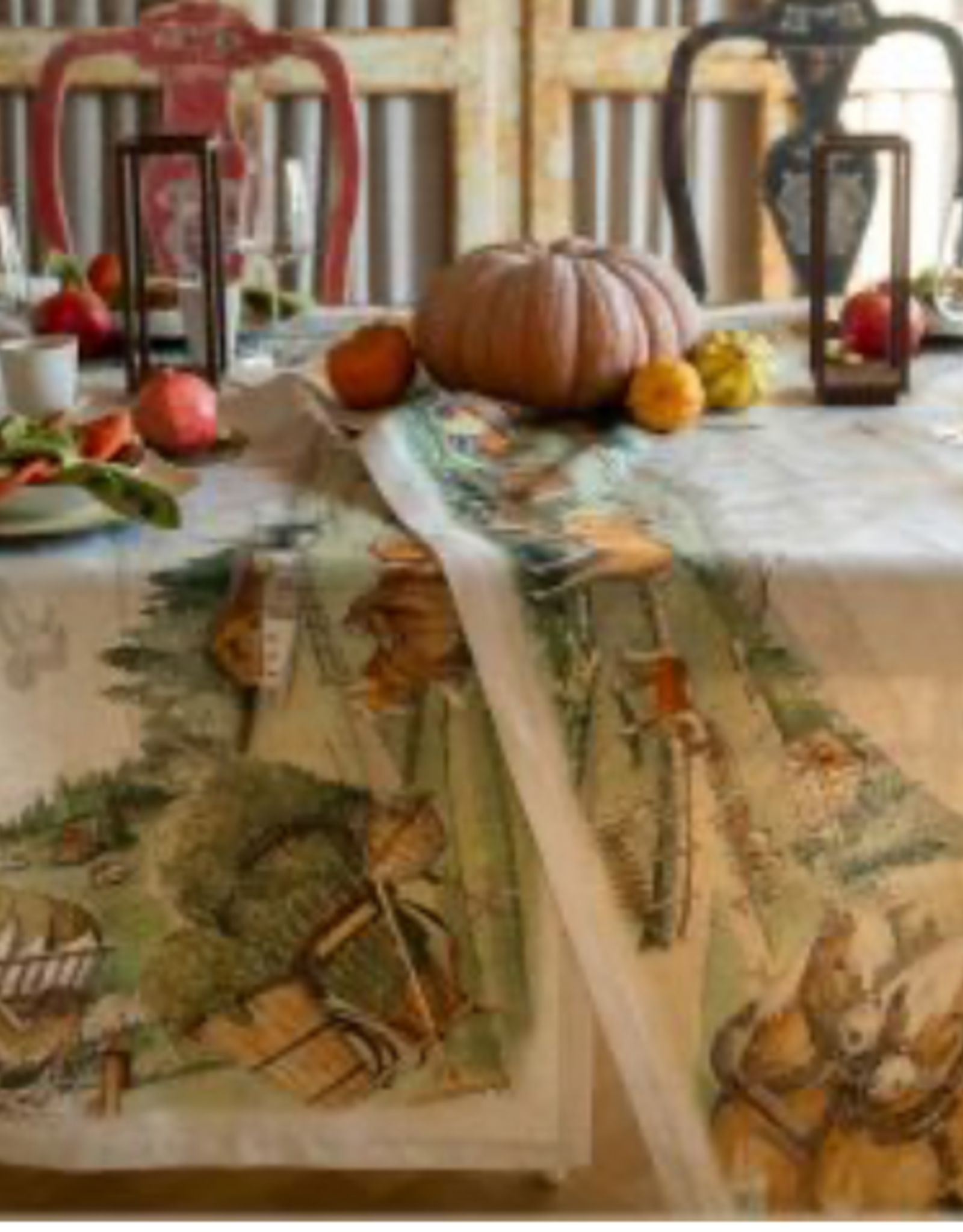 Italian Linen - Maso 100% Linen Tablecloth - 63" x 90"