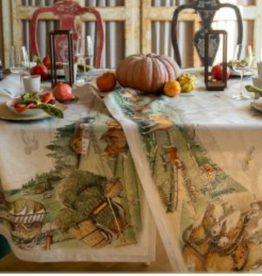 Italian Linen - Maso 100% Linen Tablecloth - 63" x 90"