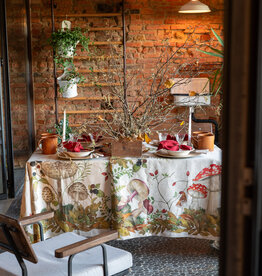 Italian Linen - Grifola Tablecloth - 67" x 67"