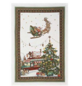 Italian Linen - Natalis Claus Kitchen Towel 20" x 28"