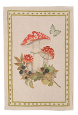 Italian Linen - Grifola Verde Kitchen Towel - 20" x 28"