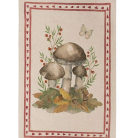 Italian Linen - Grifola Rosso Kitchen Towel 20" x 28"