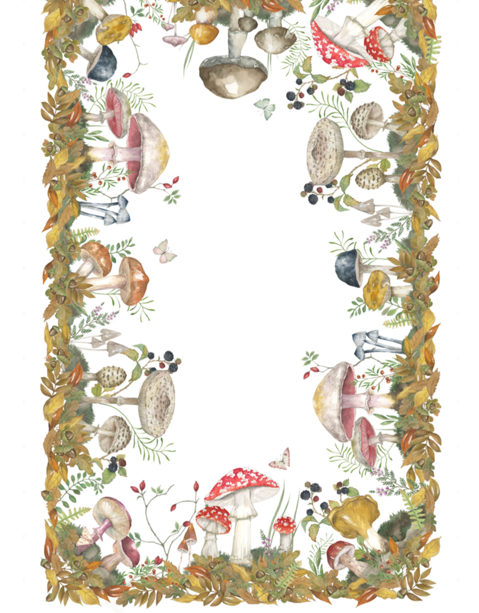 Italian Linen - Grifola Tablecloth - 67" x 67"