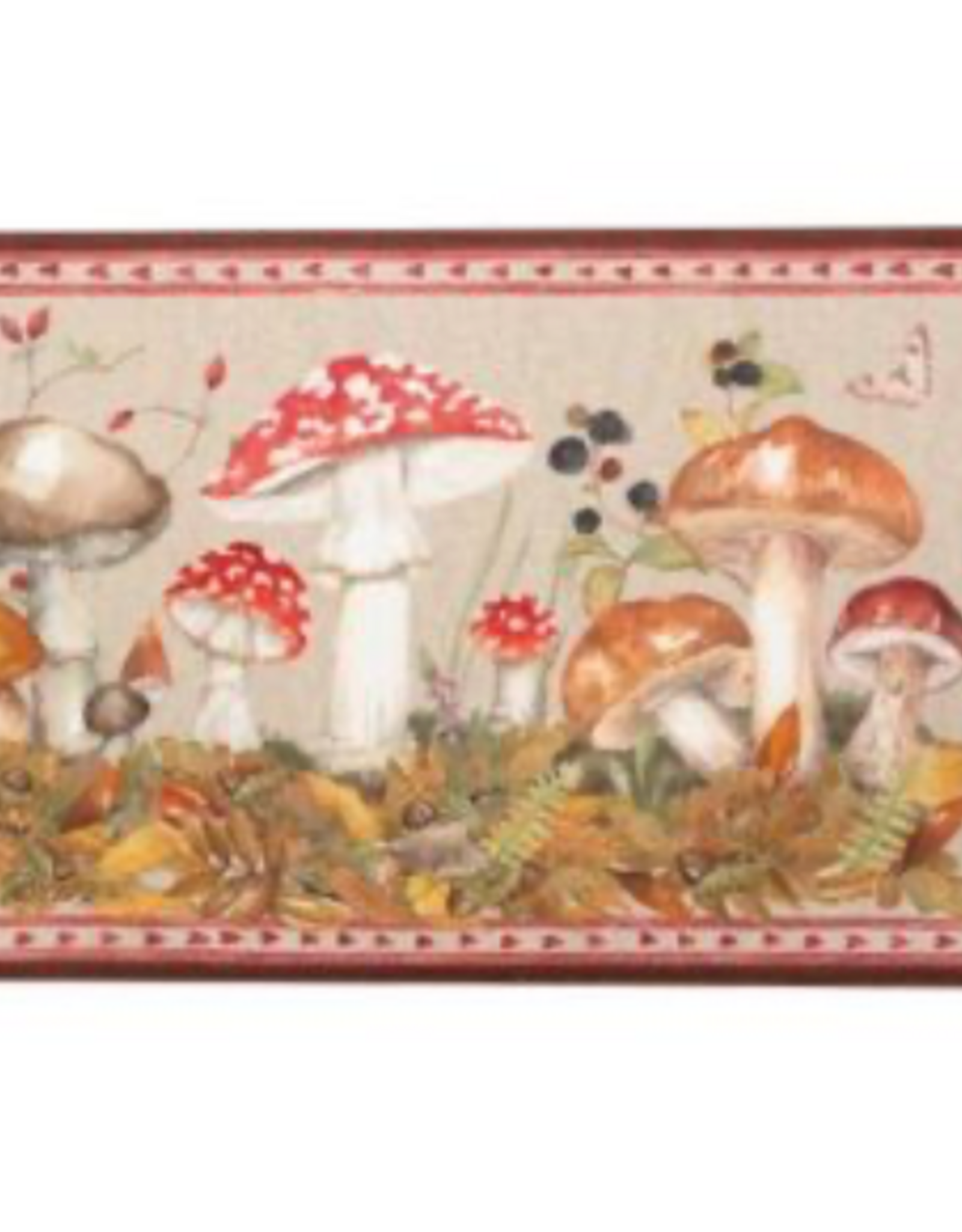 Italian Linen - Grifola Tip-Tapp Rug  20" x 47"