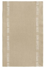 Charvet Editions Charvet Editions - Bistro/Tea Towel White Bon Appetit - 18"x30"