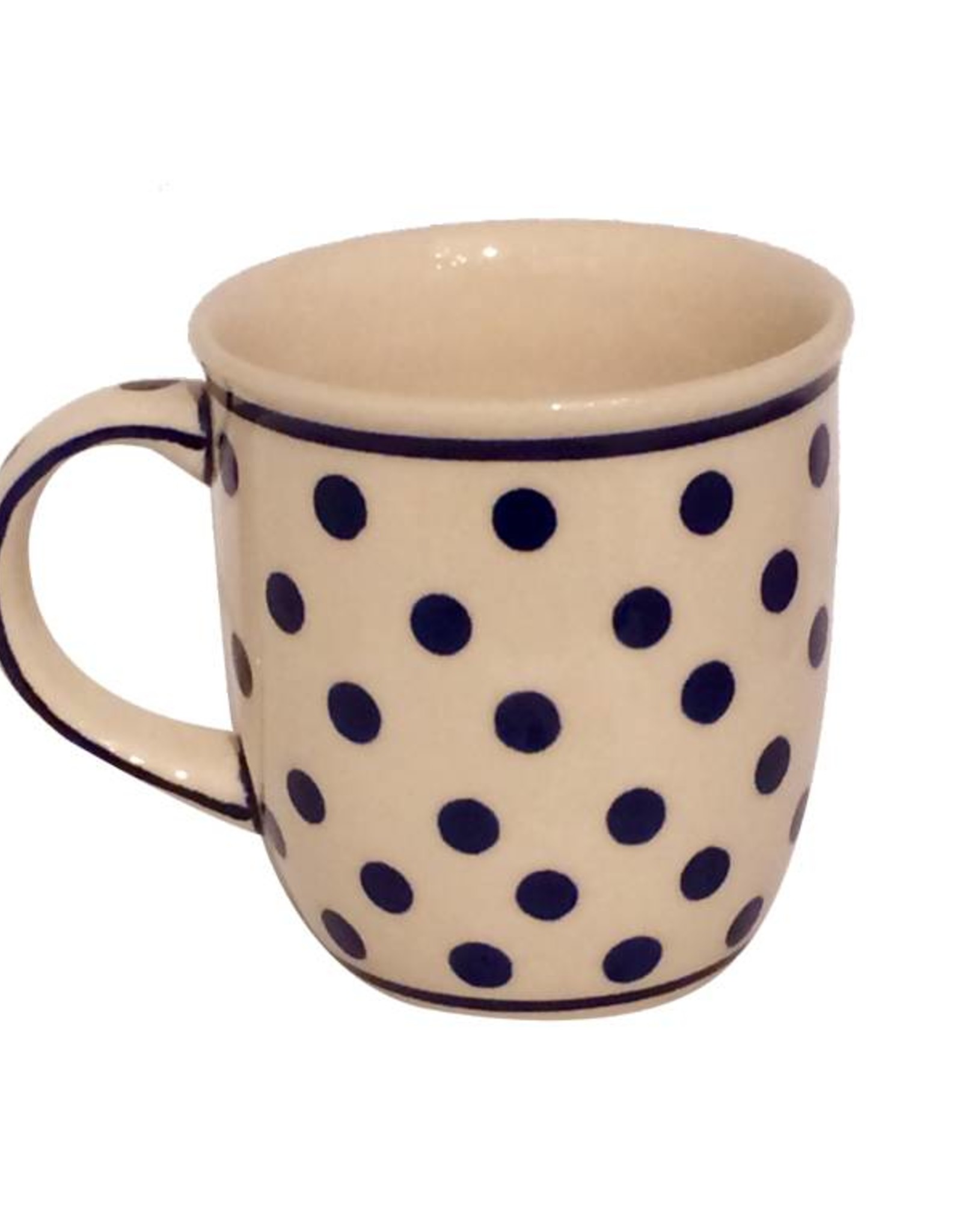 Porcelain Cappuccino Mug Polka Dots