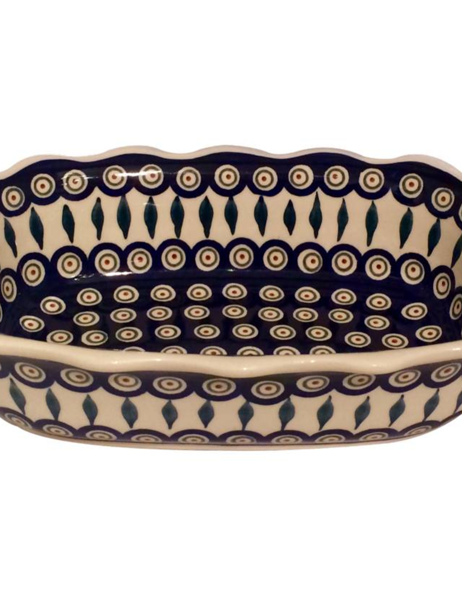 Scalloped Casserole / Dish - Peacock