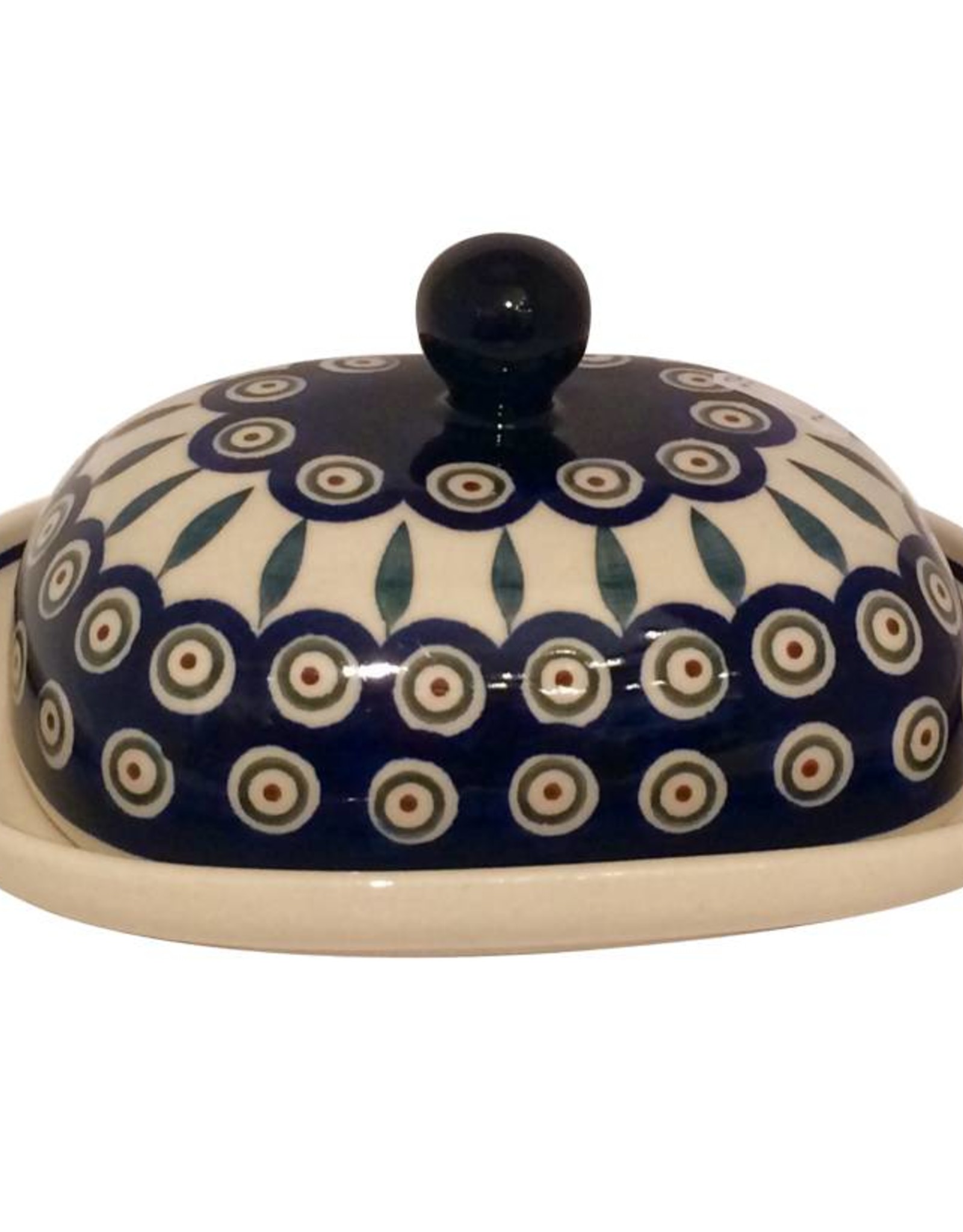 Butter Dish - Peacock - Double Stick