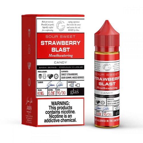 Glas Basix Strawberry Blast 60ml 06mg Glas Basix Strawberry Blast 60ml 06mg