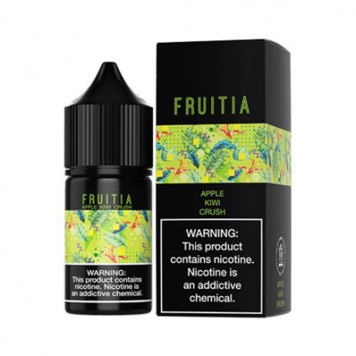 Fruitia Apple Kiwi Crush Nic Salt 30ml Fruitia Apple Kiwi Crush Nic Salt 30ml