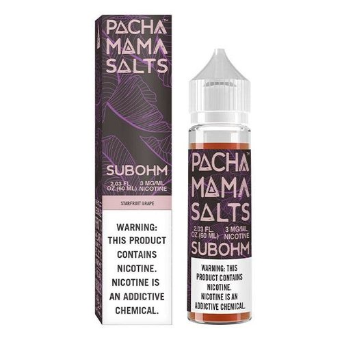 Pachamama Starfruit Grape SUB-OHM Salt 60ml Pachamama Starfruit Grape SUB-OHM Salt 60ml