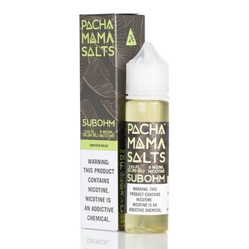 Pachamama Honeydew Melon SUB-OHM Salt 60ml Pachamama Honeydew Melon SUB-OHM Salt 60ml