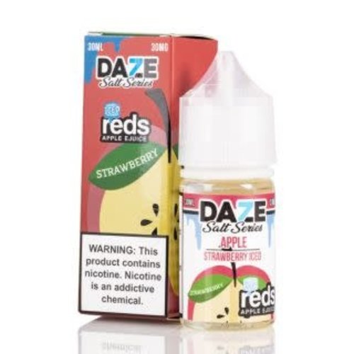 7 Daze Reds Apple Strawberry Iced Salt 30ml 7 Daze Reds Apple Strawberry Iced Salt 30ml