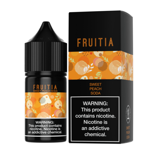 Fruitia Sweet Peach Soda Nic Salt 30ml Fruitia Sweet Peach Soda Nic Salt 30ml