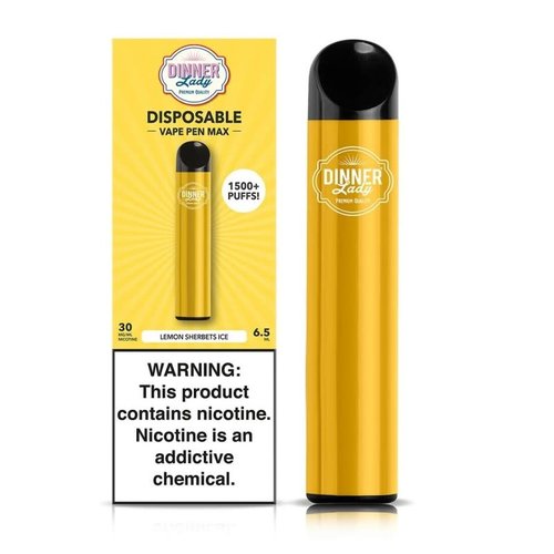 Dinner Lady Dinner Lady Max Disposable 1500 Puffs 6.5mL 5% Dinner Lady Dinner Lady Max Disposable 1500 Puffs 6.5mL 5%