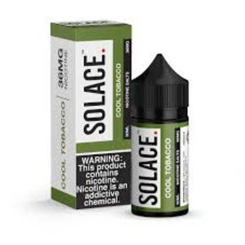 Solace Vapor Cool Tobacco Salts 30mL Solace Vapor Cool Tobacco Salts 30mL