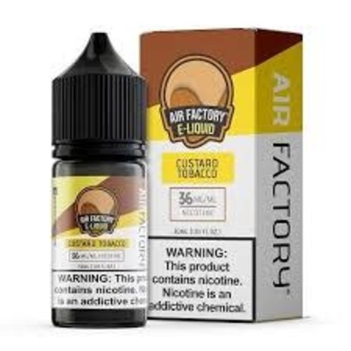 Air Factory Custard Tobacco Salts 30ml Air Factory Custard Tobacco Salts 30ml