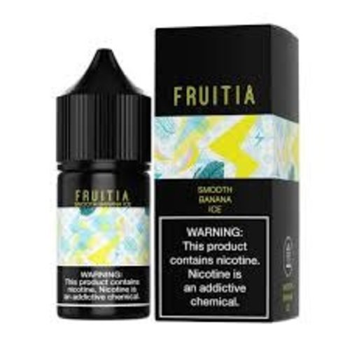Fruitia Banana Ice Nic Salt 30ml Fruitia Banana Ice Nic Salt 30ml