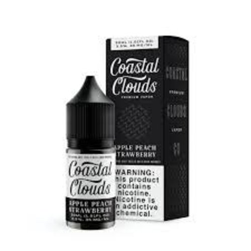 Coastal Clouds Apple Peach Strawberry Salt 30ml Coastal Clouds Apple Peach Strawberry Salt 30ml