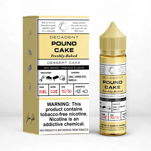 Glas Basix Pound Cake (TFN) 60ml Glas Basix Pound Cake (TFN) 60ml