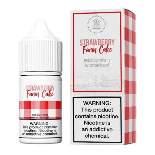 Fresh Farms E-Liquid Strawberry Farm Cake Nic Salt 30ml Fresh Farms E-Liquid Strawberry Farm Cake Nic Salt 30ml