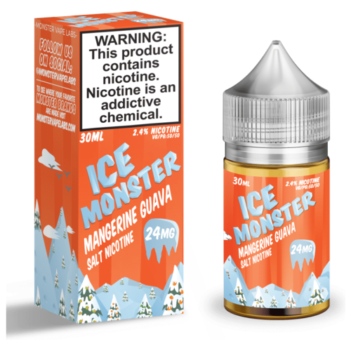 Monster Vape Labs Ice Monster Mangerine Guava Salt 30ml Monster Vape Labs Ice Monster Mangerine Guava Salt 30ml