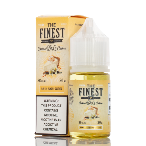 The Finest Creme De La Creme Collection - Vanilla Almond Custard Salt 30ml The Finest Creme De La Creme Collection - Vanilla Almond Custard Salt 30ml