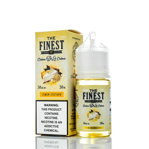 The Finest Creme De La Creme Collection - Lemon Custard Salt 30ml The Finest Creme De La Creme Collection - Lemon Custard Salt 30ml