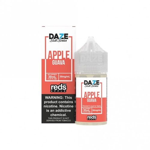 7 Daze Reds Apple Guava Salt (Synthetic) 30mL 7 Daze Reds Apple Guava Salt (Synthetic) 30mL