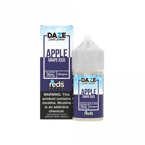 7 Daze Reds Apple Grape ICED Salt (Synthetic) 30mL 7 Daze Reds Apple Grape ICED Salt (Synthetic) 30mL