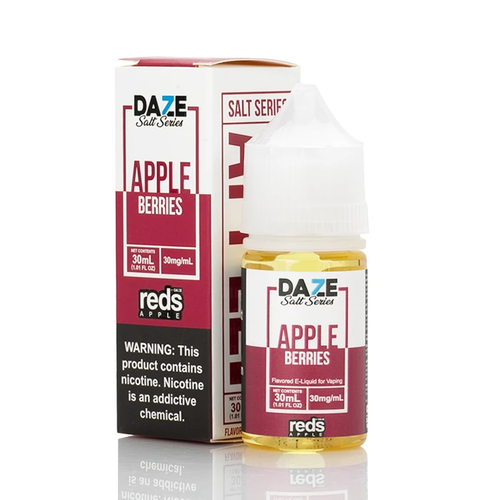 7 Daze Reds Apple Berries Salt (Synthetic) 30mL 7 Daze Reds Apple Berries Salt (Synthetic) 30mL