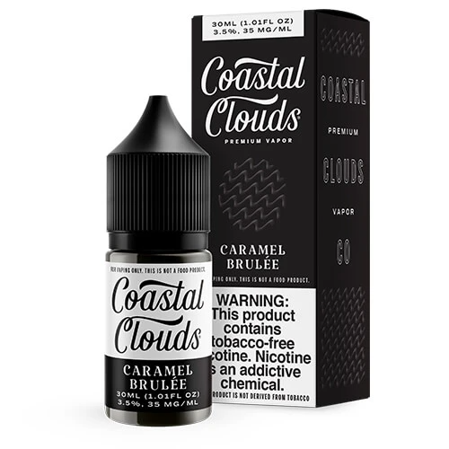 Coastal Clouds Caramel Brulee Salts (Synthetic) 30ml Coastal Clouds Caramel Brulee Salts (Synthetic) 30ml
