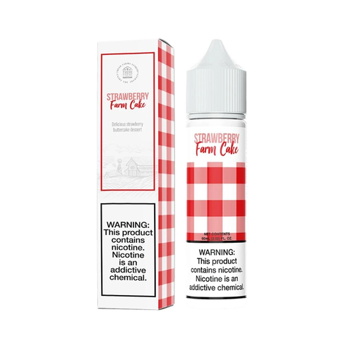 Fresh Farms E-Liquid Strawberry Farm Cake 60ml Fresh Farms E-Liquid Strawberry Farm Cake 60ml