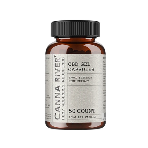 Canna River Broad Spectrum CBD Gel Capsules Canna River Broad Spectrum CBD Gel Capsules